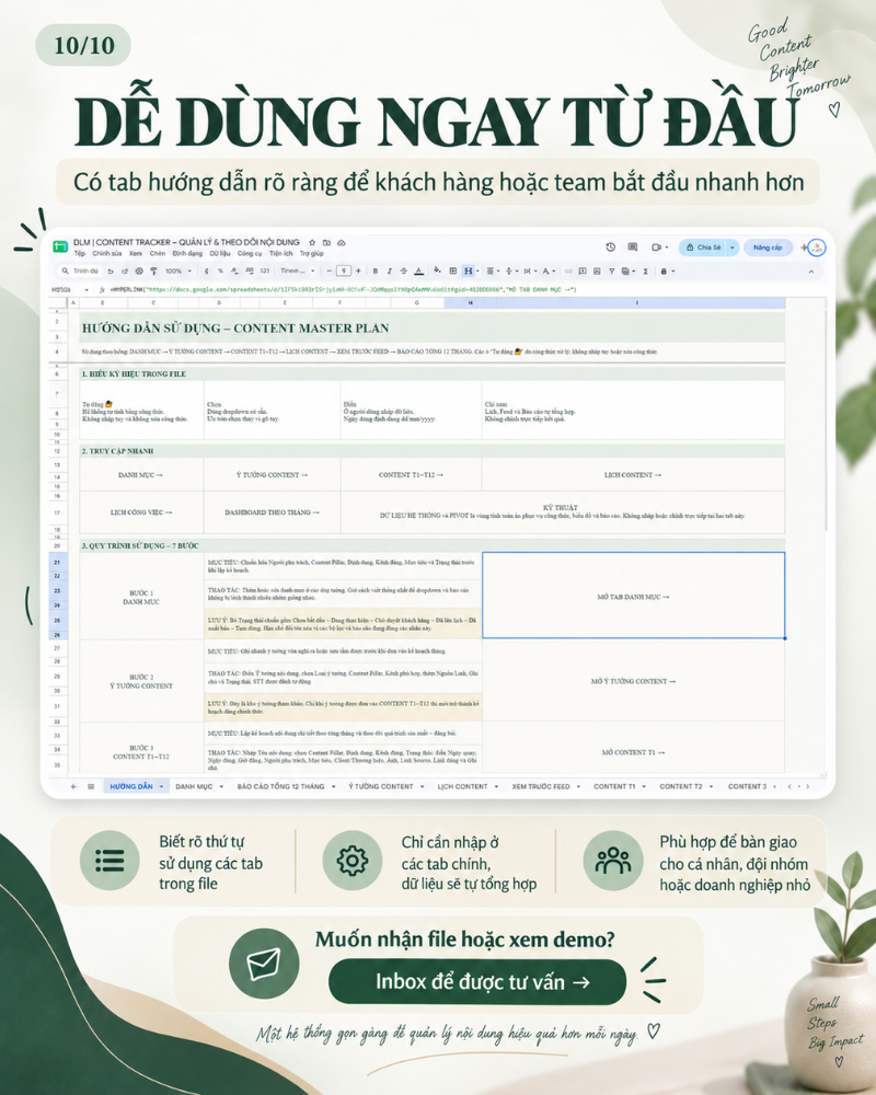 CONTENT TRACKER – QUẢN LÝ & THEO DÕI NỘI DUNG 12 THÁNG - Image 11