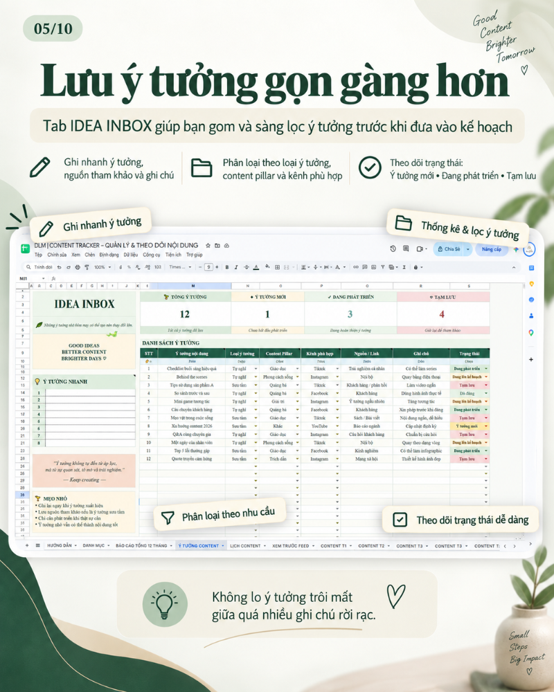 CONTENT TRACKER – QUẢN LÝ & THEO DÕI NỘI DUNG 12 THÁNG - Image 6