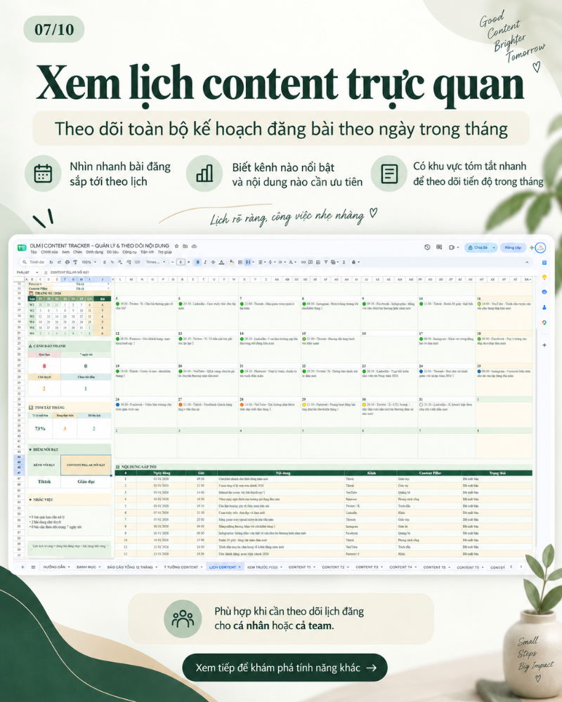 CONTENT TRACKER – QUẢN LÝ & THEO DÕI NỘI DUNG 12 THÁNG - Image 8
